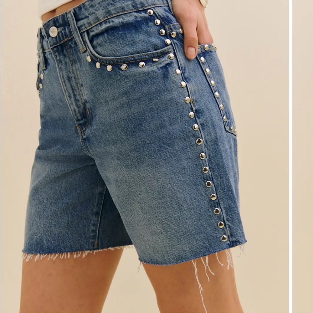 Studded Denim Women Shorts